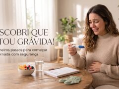 Descobri que estou grávida! E agora?