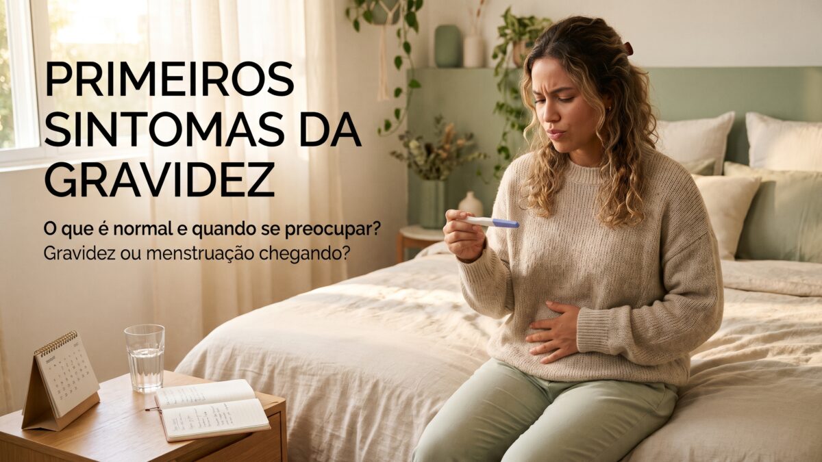 Primeiros sintomas da gravidez: o que é normal e quando se preocupar?
