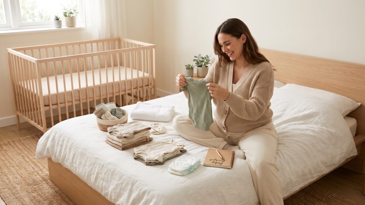 Enxoval de bebê sem desperdício: o que comprar primeiro e o que pode esperar